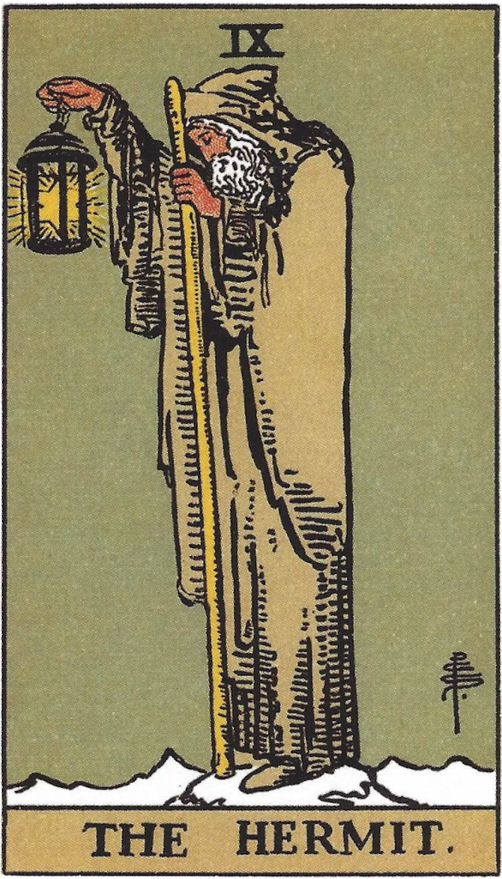 Led Zeppelin Untitled The Hermit Tarot
